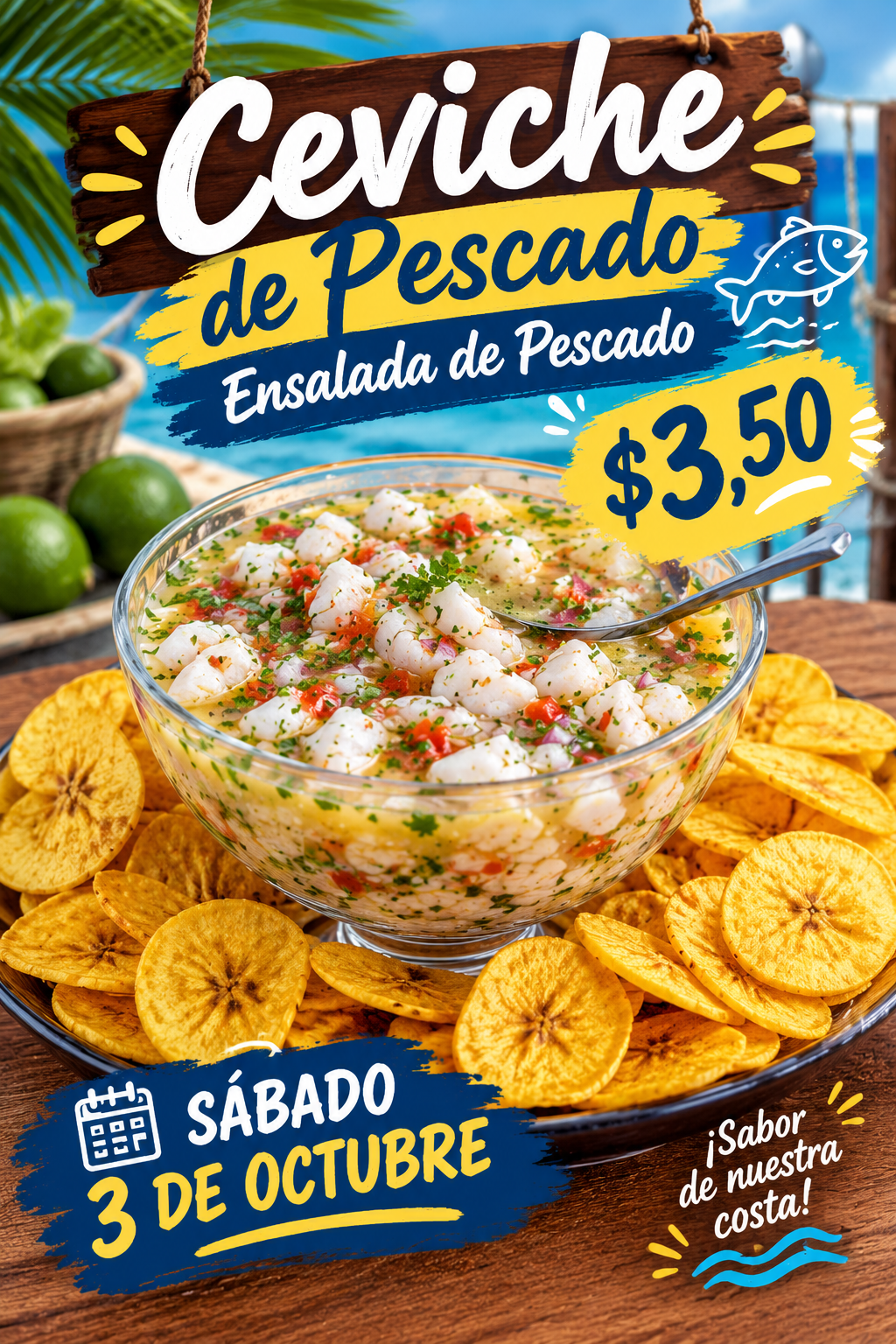 🐟🍋 ¡Ceviche de pescado! 🍋🐟
