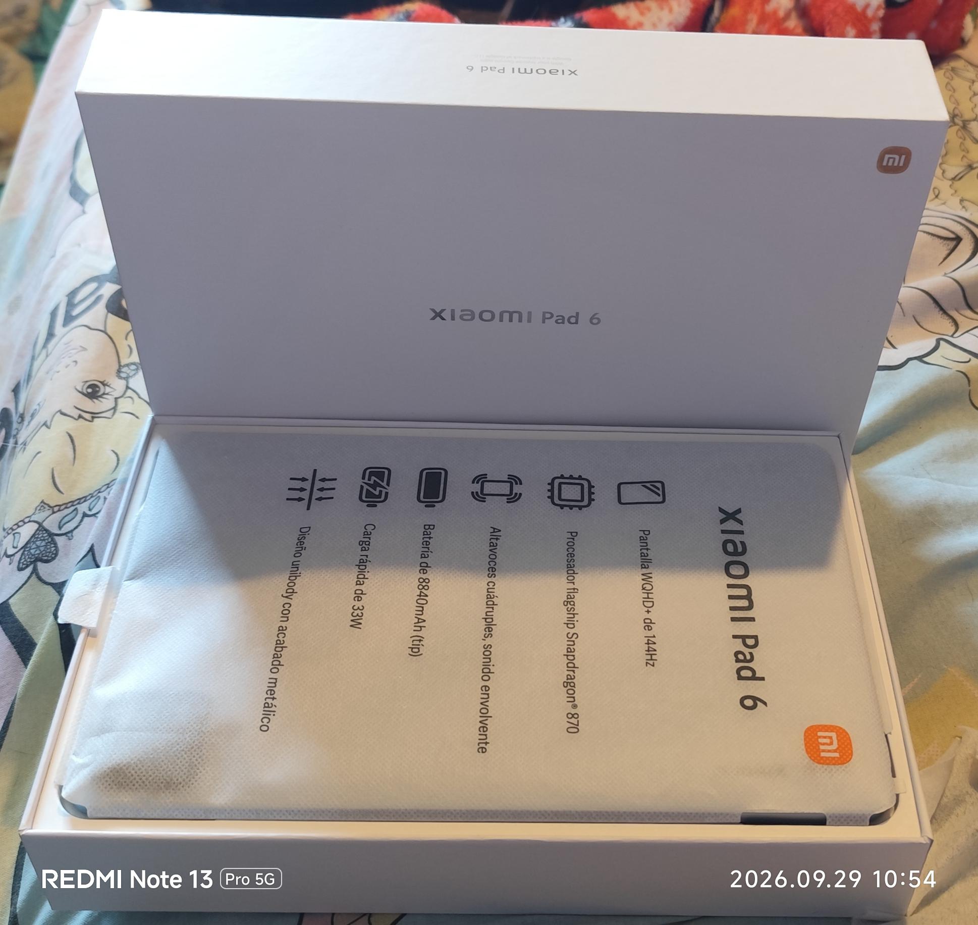 📱 Xiaomi Pad 6 8GB RAM + 256GB