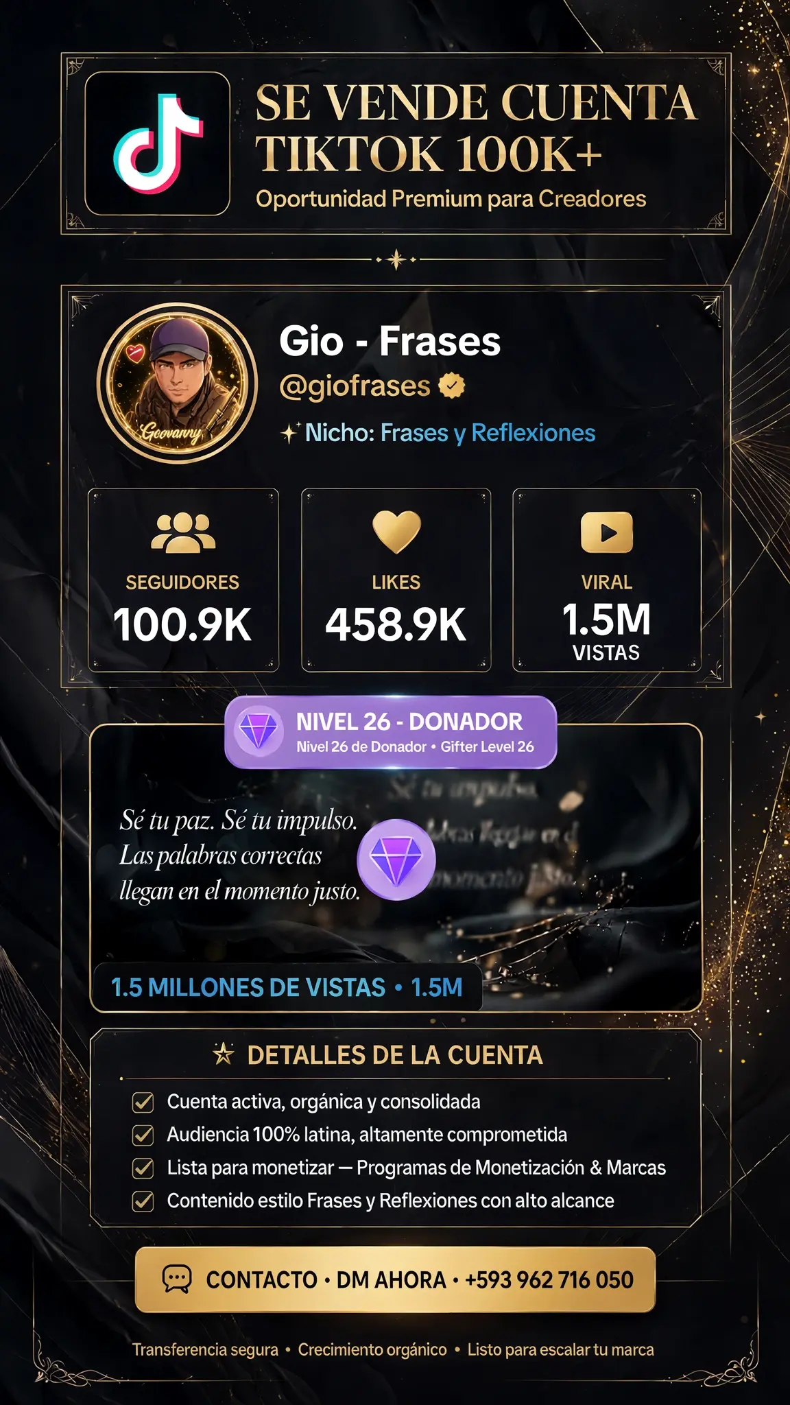 Tik tok excelente cuenta