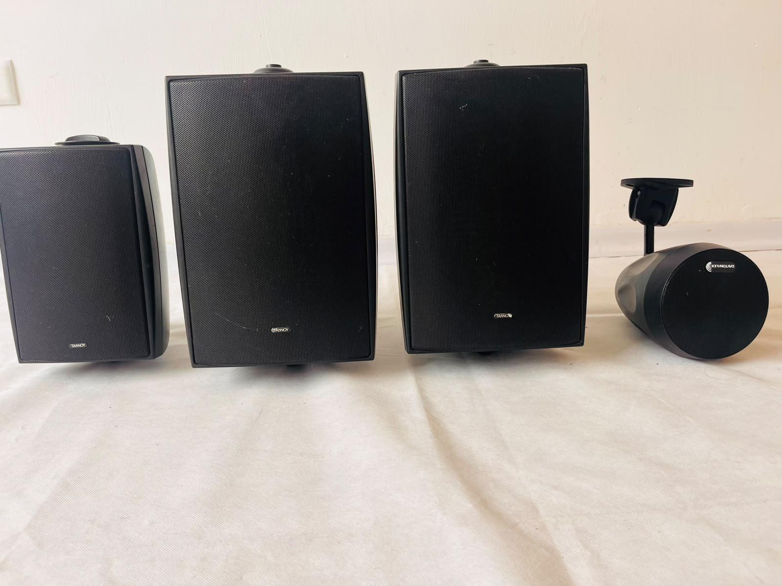 Tannоy dvs 6t / dvs 4t + Dayton Audio – 4 parlantes profesionales